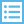 Vector image of a list of dots and lines representing an icon for Citation Styles