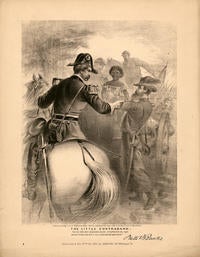 <em>Little Contraband</em> (1862) Little Contraband 1862 etching of slave girl