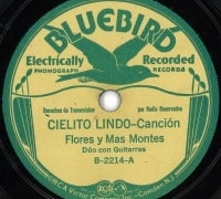 Bluebird recording. 